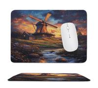 Mouse Mat, 16.54 × 13.78 in Windmill Starry Sky Gaming Mouse Pad zv-153