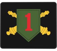 Mouse Mat 1St Infantry Division Artillery Mouse Pad Square Mousepad Stitched Edge Mice Pad For Computers Laptop Office And Home L