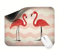 Mouse Mat 200 x 150 x 3 mm Pink Red-Crowned Crane(2) Mouse Pad, Soft Smooth Surface, Non-Slip Rubber Base Waterproo Mousepad, Waterproof Surface,Precision Stitched Edges Mousepad,Gifts for Men t0s-346
