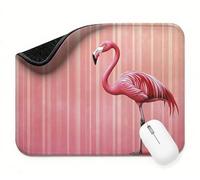 Mouse Mat 200 x 150 x 3 mm Pink Red-Crowned Crane Mouse Pad, Soft Smooth Surface, Non-Slip Rubber Base Waterproo Mousepad, Waterproof Surface, Precision Stitched Edges Mousepad, Gifts for Men t0s-234