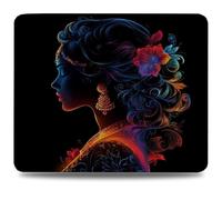 Mouse Mat 230 x 180 x 3 mm Gaming Mouse Pad, Non-Slip Rubber Base, Waterproof Surface Mousepad, Stitched Edges, Compatible with Laser and Optical Mice, Dream Desk Mat, Gifts for Man Woman 0d-770