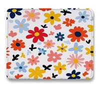 Mouse Mat 230 x 180 x 3mm, Gaming Mouse Pad Flower, Optimised for Gaming Sensors, Moderate Surface Friction, Improved Precision and Speed, Mousepad with Stitched Edge for PC, Laptop, Rural c0-431