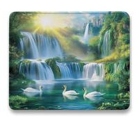 Mouse Mat 230 x 180 x 3mm, Gaming Mouse Pad Landscape, Optimised for Gaming Sensors, Moderate Surface Friction, Improved Precision and Speed, Non-Slip Mousepad for Computers, Laptop, Fall c0-512