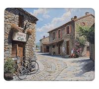 Mouse Mat 240 x 200 x 3 mm Gaming Mouse Pad, Non-Slip Rubber Base, Waterproof Surface, Stitched Edges mousepad, Easy Gliding Compatible with Laser and Optical Mice office Gaming Accessories Town c0j10