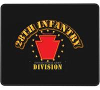 Mouse Mat 28Th Infantry Division Mousepad Waterproof Mice Pad Square Desk Mat For Laptop Computers Gaming L