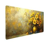 Mouse Mat 28x12x0.12 In Waterproof Gaming Mouse Pad African Woman Desk Mat Stitched Edges, Mousepad Abstract for Gaming Desk Accessories, Mousemat for Laptop Table Decor Home Office Product model-0493