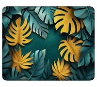 Mouse Mat 300 x 250 x 3 mm, Autumn Mouse Pad with Stitched Edge, k-3779 | Keyboard Mousepad Waterproof Leaf Desk Pad with Anti-Slip Rubber Base, for Gaming Office Accessories, Gifts for Men
