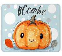 Mouse Mat 300 x 250 x 3 mm, Autumn Mouse Pad with Stitched Edge, k-3801 | Keyboard Mousepad Waterproof Pumpkin Desk Pad with Anti-Slip Rubber Base, for Gaming Office Accessories, Gifts for Men