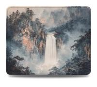 Mouse Mat 300 x 250 x 3 mm Gaming Mouse Pad, Non-Slip Rubber Base, Waterproof Surface Mousepad, Stitched Edges, Compatible with Laser Optical Mice, Common Stocks Desk Mat, Gifts for Man Retro 0d-845