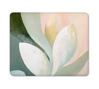 mouse mat 300 x 250 x 3 mm Gaming Mouse Pad with Non-Slip Rubber Base and Smooth Surface, Portable, Compatible with Laser and Optical Mice, Mouse Pad for Home Office Work, Green & Modern XS#589