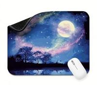Mouse Mat 300 x 250 x 3 mm Purple Dream(2) Mouse Pad, Soft Smooth Surface, Non-Slip Rubber Base Waterproo Mousepad, Waterproof Surface, Precision Stitched Edges Mousepad for Desk,Gifts for Men t0s-420
