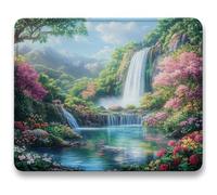 Mouse Mat 300 x 250 x 3mm, Gaming Mouse Pad Fall, Optimised for Gaming Sensors, Moderate Surface Friction, Improved Precision and Speed, Non-Slip Mousepad for Computers, Laptop, Landscape c0-701