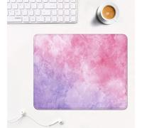 mouse mat 320 x 260 x 3 mm Gaming Mouse Pad with Non-Slip Rubber Base and Smooth Surface, Portable, Compatible with Laser and Optical Mice, Mouse Pad for Home Office Work, Pink & Abstract XS#945
