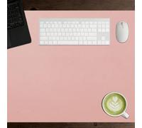 Mouse Mat 34 x 80 cm Multifunctional Waterproof Computer Desk Mat Easy Clean for Office Home Decor, Pink