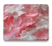 Mouse Mat 340 x 280 x 3mm, Gaming Mouse Pad Plant, Optimised for Gaming Sensors, Moderate Surface Friction, Improved Precision and Speed, Non-Slip Mousepad for Computers, Laptop, Flowers (6) c0-811