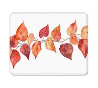 mouse mat 400 x 300 x 3 mm Gaming Mouse Pad with Non-Slip Rubber Base and Smooth Surface, Portable, Compatible with Laser and Optical Mice, Mouse Pad for Home Office Work, Autumn & Burnt Orange XS#685