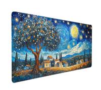 Mouse Mat 40x20x0.12 in Waterproof Gaming Mouse Pad Sunflower Desk Mat Stitched Edges, Mousepad Landscape for Gaming Desk Accessories, Mousemat for Laptop Table Decor Home Office Product model-0039