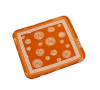 Mouse Mat,420x350x3mm Gaming Mouse Pad orange color Bohemia Desk Mat 0m0-68 | Mousepad with Stitched Edge, Non-Slip Rubber Base, Modern Design, Premium-Textured for Computers, Laptop, Office and Home