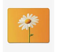 Mouse Mat 600x400mm Gaming Mouse Pad, Orange Color Design Mousepad with Ultra-Smooth Surface, Anti-Slip Rubber Base & Spill-Resistant, Mouse Pads for Computer,Gamers & Work (Daisy) W-O2720