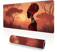 Mouse Mat 600x400x4mm xxL Large Gaming Mousepad Africa woman 0x0-139