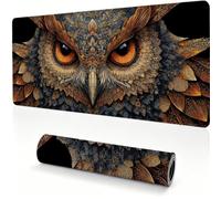 Mouse Mat 600x400x4mm xxL Large Gaming Mousepad Retro owl 0x0-164