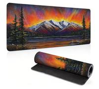 Mouse Mat 700x400mm Large Desk Mat, Color Snow Mountain 2 Mousepad 0c0-119