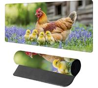 Mouse Mat 700x400x3mm Animal, Gaming Mouse Pad Plant, Large Desk Mat Non-Slip Rubber Base XXL Mousepad with Stitched Edge, Gaming Accessories, Mousepad Keyboard, for PC Accessories, Laptop, 9-3628