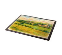 MOUSE MAT - A General View, Burton Bradstock - Vintage Art Style