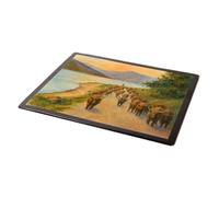 MOUSE MAT - A Highland Drove (a) - Vintage Art Style