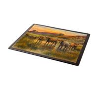 MOUSE MAT - A Highland Drove (b) - Vintage Art Style