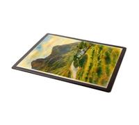 MOUSE MAT - A Lonely Cottage & Two Sisters, Glencoe - Vintage Art Style