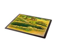 MOUSE MAT - A Quaint Seat in the Grange, Beddington - Vintage Art Style