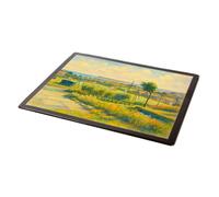 MOUSE MAT - A Tennis Court, Devon Coast Country Club - Vintage Art Style