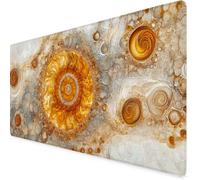 Mouse Mat Abstract Mouse Pad Swirl Gaming Desk Mat Large 1500x800x3mm, Non-Slip Rubber Base, Waterproof Surface, Stitched Edges, Pretty Mousepad for Office and Home Laptop, Desk Accessories K7-165