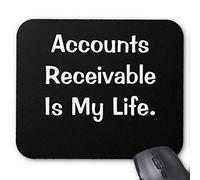 Mouse Mat Accounts Receivable Is My Life Mouse Pad Waterproof Mousepad Stitched Edge Mousepads For Computers Gaming Office And Home S