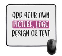 Mouse Mat - Add Your Text, Picture, Design or Logo. Personalised Mouse Pad For Home,Office, Gift Idea