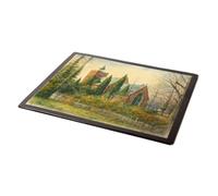 MOUSE MAT - Aldershot. Old Parish Church (a) - Vintage Art Style