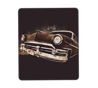 Mouse Mat American Car In Brown Mousepads Square Mousepad Waterproof Desk Mat For Work Gaming Laptop S