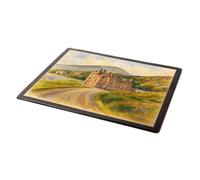 MOUSE MAT - Amhuinsuidh Castle, Harris, Isle of Harris - Vintage Art Style