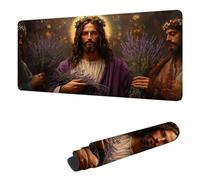 Mouse Mat Angel Mouse Pad Large 900 x 300 x 3 mm XXL Mousepad with Stitched Edges and Non-Slip Rubber Base, Improves Speed and Precision Gaming Mousemat Man for Home Office Decor, Gifts for Men H-4352