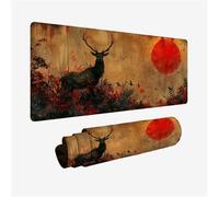 Mouse Mat Animal Mouse Pad Large 1000x500mm, Desk Mat Deer Mousepad, Desk Pad with Non-Slip Base, Extended Waterproof Mousemat, Stitched Edges Keyboard Matt, Office Accessories, Gifts for Women H2-861