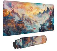 Mouse Mat Anime Mouse Pad 1000 x 500 x 3 mm Large Gaming Mousepad,2025 New Desk Protector Mat with Anti-Slip Base,Waterproof&Durable Mousemat,Office Desk Accessories for Men (100x50cm Landscape)-dd411