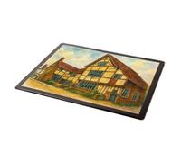 MOUSE MAT - Anne Of Cleve's House, Ditchling (b) - Vintage Art Style