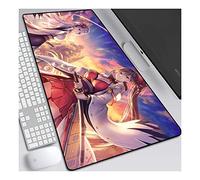 Mouse Mat azur Lane Speed Gaming Mouse Pad,XXL Anime Mouse Mat,800x300mm, Extra Large Mousepad with Non-Slip Rubber Base,3mm Stitched Edges,for computer PC, U