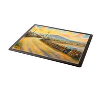 MOUSE MAT - Ballygally & Knock Dhu from South - Vintage Art Style