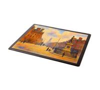 MOUSE MAT - Barrow-in-Furness. Duke St & Ramsden Square - Vintage Art Style