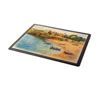 MOUSE MAT - Bay from the East, Moelfre - Vintage Art Style