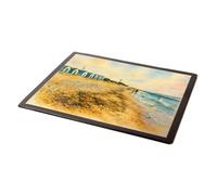 MOUSE MAT - Beach Looking East, West Wittering (a) - Vintage Art Style