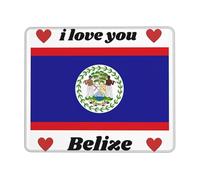 Mouse Mat Belize Belize Flag Soft Mouse Pad Improves Speed And Precision Mice Mat For Pc Computer Work 25X30Cm