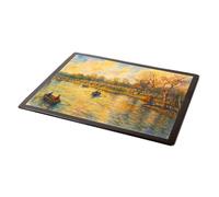 MOUSE MAT - Birmingham. On the Lake, Cannon Hill Park - Vintage Art Style